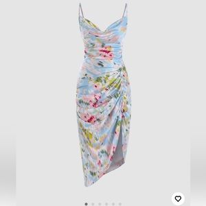 BNWT Satin Asymmetrical Dress